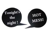 Hot mess photo prop